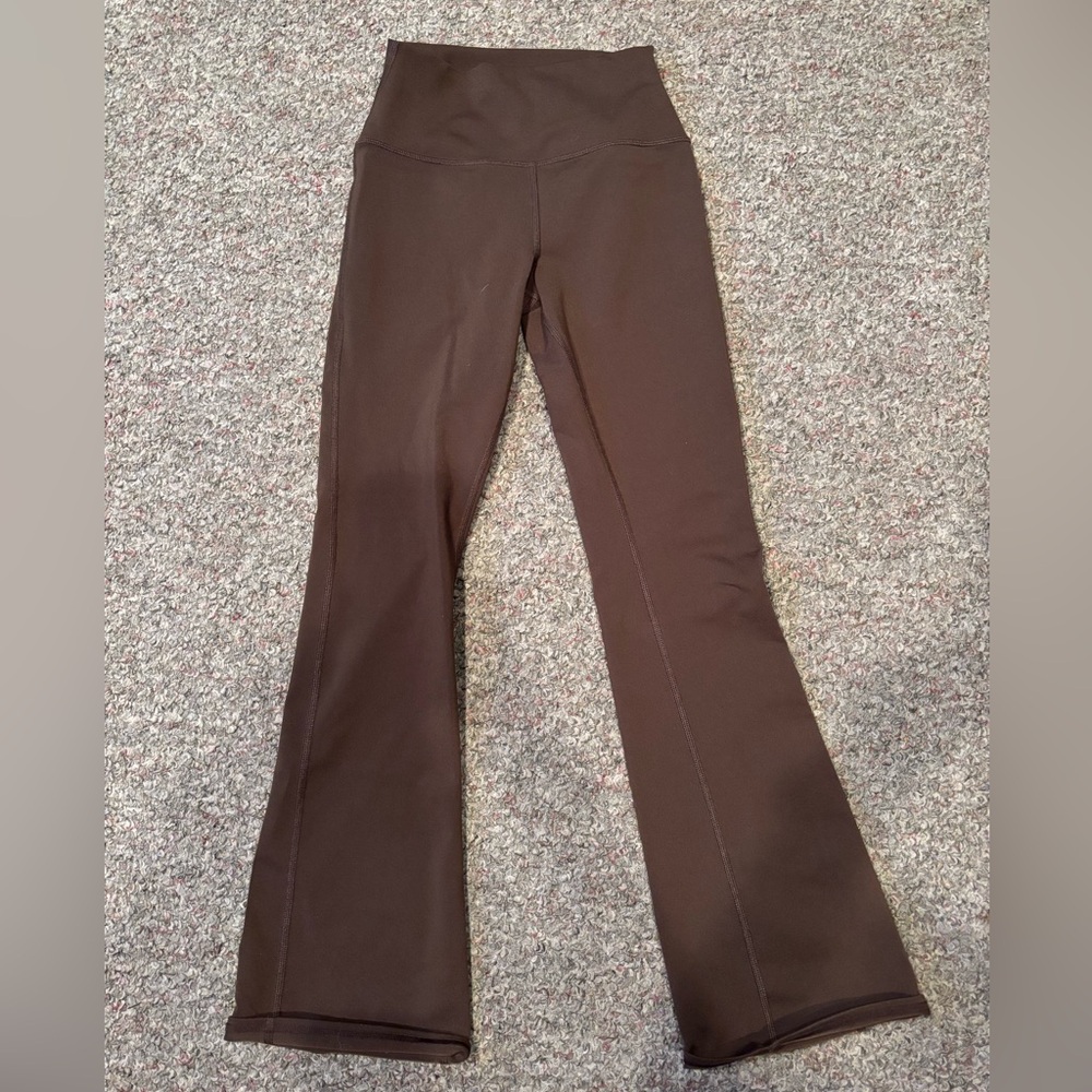 ALO Yoga Brown Flare Yoga Pants/Leggings